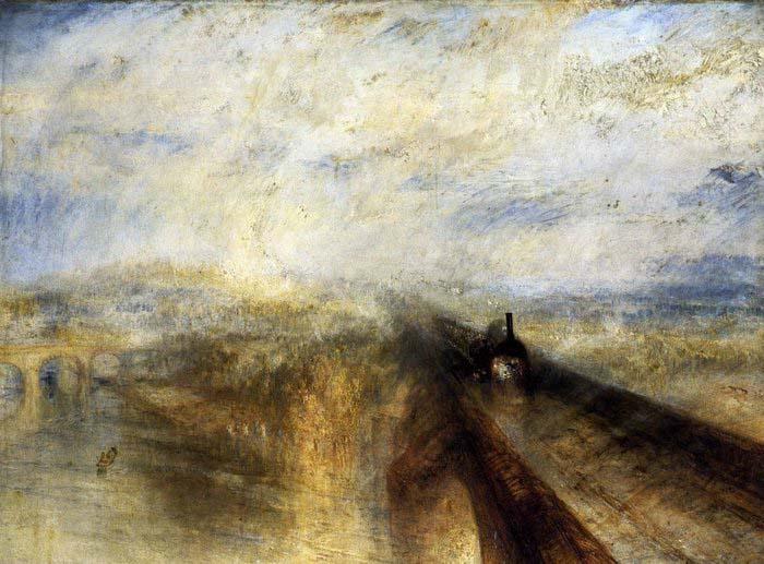 Joseph Mallord William Turner Rain, Steam and Speed The Great Western Railway before 1844 China oil painting art